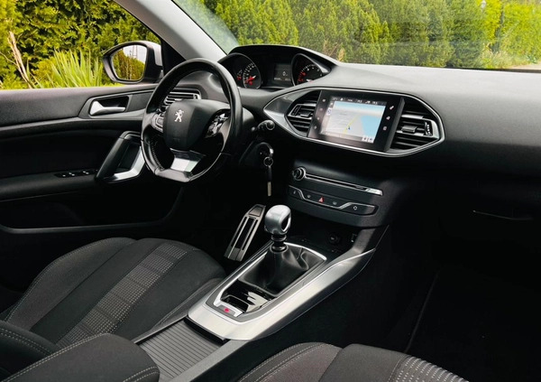 Peugeot 308 cena 42900 przebieg: 89000, rok produkcji 2016 z Człopa małe 407